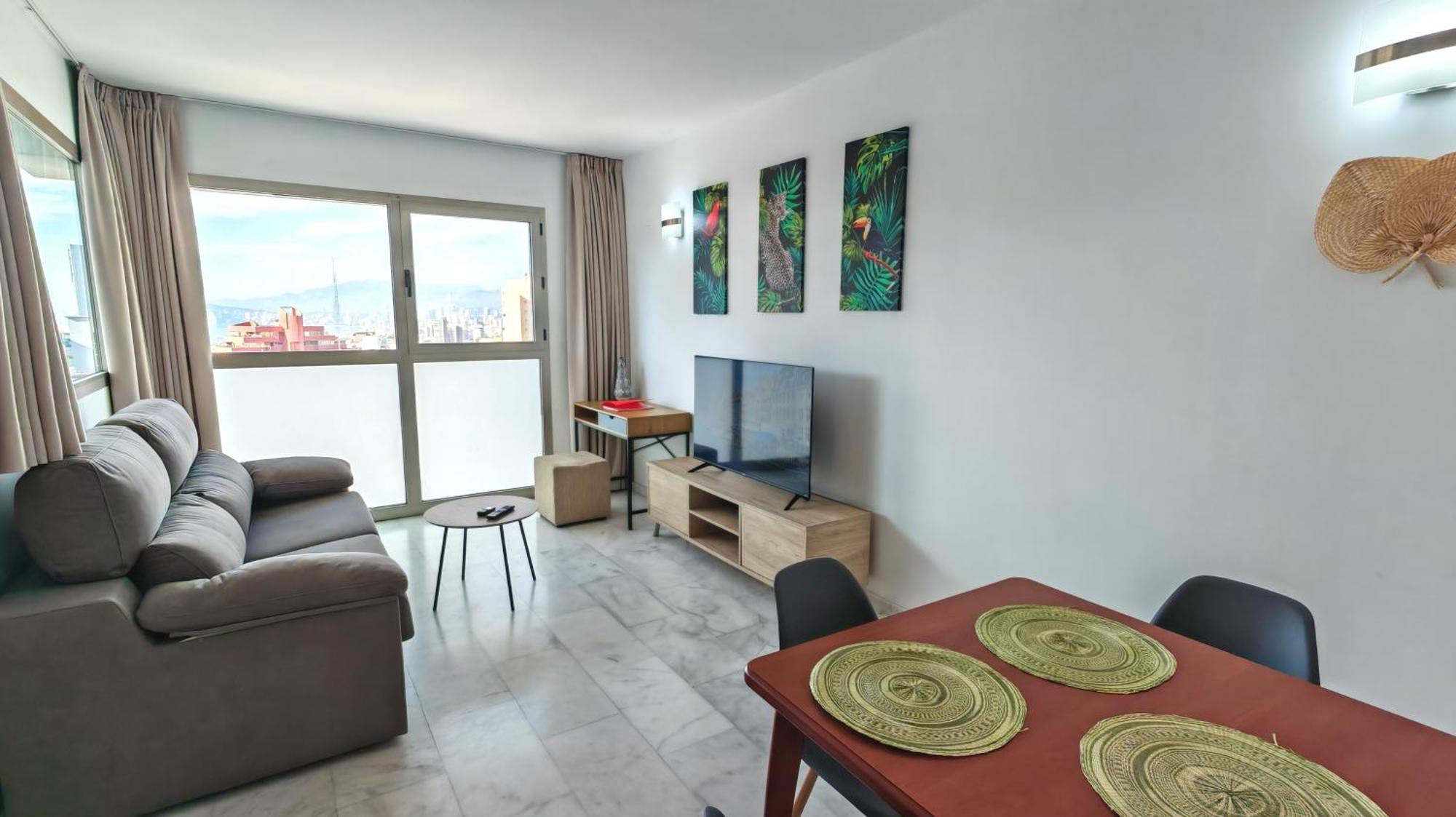 Skyline 5 Apartment With Private Balcony And Nice Views 베니돔 외부 사진